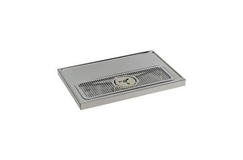 Base Raccogligocce 50x80x4,5 cm. in Acciaio Inox