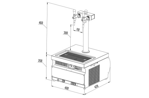 Spillatore a una via con compressore aria, 25 L/h - Socis - Impianti  produzione birra