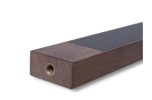Manopola in legno naturale con lavagnetta