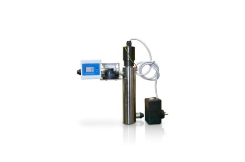 Lampada UV con contalitri e testata filtro in-out 3/8