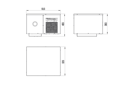 MU - Cooling unit - horizontal Green Line Banco Refrigerante