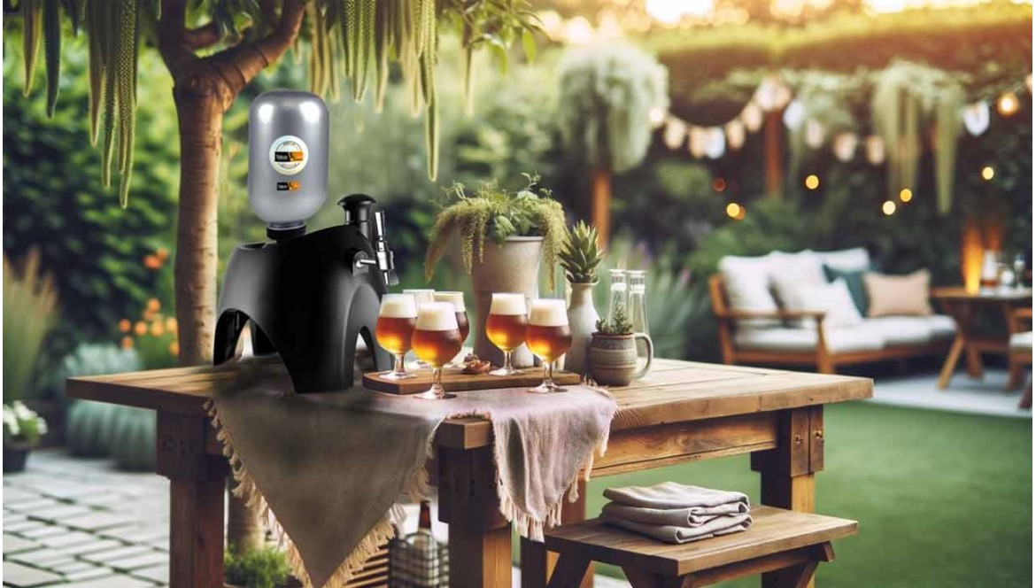 Guinness Set 4 Sottobicchieri Con Supporto A Forma Di Botte – Legno, Per Bar E Casa